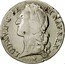 France ECU Louis XV 1744 E KM# 512.7 LUD XV D G FR ET NAV REX coin obverse