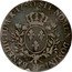 France ECU Louis XV 1750 H KM# 512.9 SIT NOMEN DOMINI H BENEDICTUM 1750 coin reverse