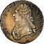 France ECU Louis XVI 1790 T KM# 564.15 LUD XVI D G FR ET NAV REX B. DUVIV. F. coin obverse