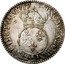France ECU (Louis XV) KM# 414.10 SIT NOMEN DOMINI I BENEDICTUM 1717 coin reverse