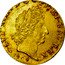 France Louis D'or Louis XIV 1704 BB KM# 365.3 LVD XIIII D G FR ET NAV REX 1704 coin obverse