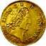 France Louis D'or Louis XIV 1704 P KM# 365.15 LVD XIIII D G FR ET NAV REX 1704 coin obverse