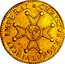 France Louis D'or Louis XV 1718 P KM# 438.13 CHRISTVS REGNAT VINCIT IMPERAT coin reverse