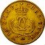France Louis D'or Louis XV 1723 A KM# 468.1 CHRS REGN VINC IMP A coin reverse