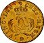 France Louis D'or Louis XV 1723 D KM# 468.5 CHRS REGN VINC IMP D coin reverse