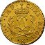 France Louis D'or Louis XV 1724 K KM# 470.10 CHRS REGN VINC IMP K coin reverse