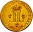 France Louis D'or Louis XV 1723 S KM# 461.14 CHRISTUS REGNAT VINCIT IMPERAT S coin reverse