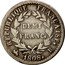 France 1/2 Franc Napoleon I 1808 B KM# 680.2 REPUBLIQUE FRANÇAISE DEMI FRANC 1808 B coin reverse
