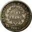 France 1/2 Franc Napoleon I 1808 I KM# 680.6 REPUBLIQUE FRANÇAISE DEMI FRANC 1808 I coin reverse