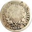 France 1/2 Franc Napoleon I 1808 T KM# 680.12 REPUBLIQUE FRANÇAISE. DEMI FRANC. 1808. T coin reverse