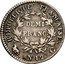 France 1/2 Franc Napoleon I AN12 G KM# 648.4 DEMI FRANC REPUBLIQUE FRANÇAISE AN 12 G coin reverse