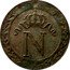 France 10 Centimes Napoleon I 1809 B KM# 676.2 N coin obverse