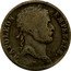 France 2 Francs Napoleon I 1814 A KM# 693.1 NAPOLEON EMPEREUR. TIOLIER coin obverse