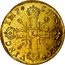 France 2 Louis D'or Louis XIV 1702 L KM# 335.9 CHRS REGN VINC IMP L coin reverse