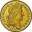 France 2 Louis D'or Louis XIV 1714 T KM# 405.15 LVD. XIIII. D. G. FR. ET NAV. REX 1714 T coin obverse