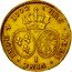 France 2 Louis D'or Louis XV 1772 I KM# 557.3 I CHRS REGN VINC IMPE 1772 coin reverse