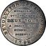 France 2 Sols Liberty. Token 1792 KM# Tn26 MEDAILLE QUI SE VEND DEUX-SOLS A PARIS CHEZ MONNERON - PATENTÉ REVOLUTION FRANCAISE 1792 coin reverse