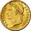 France 20 Francs Napoleon I 1808 A KM# 687.1 NAPOLEON EMPEREUR. DROZ F. coin obverse