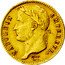 France 20 Francs Napoleon I 1809 M KM# 695.6 NAPOLEON EMPEREUR DROZ F coin obverse
