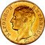 France 40 Francs Napoleon I 1806 A KM# 675.1 NAPOLEON EMPEREUR. DROZ F. coin obverse