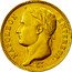 France 40 Francs Napoleon I 1808 W KM# 688.5 NAPOLEON EMPEREUR. DROZ F. coin obverse