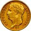 France 40 Francs Napoleon I 1813 CL KM# 696.2 NAPOLEON EMPEREUR. DROZ F. coin obverse