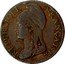 France 5 Centimes Liberty LAN 4 (1795-96) A KM# 635.1 REPUBLIQUE FRANÇAISE. DUPRÉ coin obverse