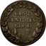 France 5 Centimes Napoleon I LAN 8 (1799-1800) BB KM# 640.4 CINQ CENTIMES L'AN 7 BB coin reverse