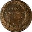 France 5 Centimes Napoleon I LAN 8 (1799-1800) G KM# 640.6 CINQ CENTIMES L'AN 8 G coin reverse