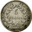 France 5 Francs Napoleon I 1808 Q KM# 686.11 5 FRANCS REPUBLIQUE FRANÇAISE 1808 Q coin reverse