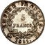 France 5 Francs Napoleon I 1811 BB KM# 694.3 EMPIRE FRANÇAIS. 5 FRANCS 1812 BB coin reverse
