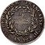 France 5 Francs Napoleon I AN12 H KM# 659.6 5 FRANCS REPUBLIQUE FRANÇAISE AN12 H coin reverse