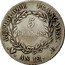 France 5 Francs Napoleon I AN12 U KM# 659.14 5 FRANCS REPUBLIQUE FRANÇAISE AN12 U coin reverse