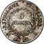 France 5 Francs Napoleon I ANXI A KM# 650.1 5 FRANCS REPUBLIQUE FRANÇAISE AN11 A coin reverse
