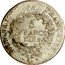 France 5 Francs Hercules Group LAN 7 (1798-99) Q KM# 639.8 RÉPUBLIQUE FRANÇAISE 5 FRANCS L'AN 5 Q coin obverse