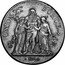 France 5 Francs Hercules Group LAN 10 (1801-02) MA KM# 639.7 DUPRÉ UNION ET FORCE coin reverse