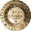 France Six Livres Genius of Liberty 1793//LAN BB Français KM# 624.4 REPUBLIQUE FRANÇOISE SIX LIVRES. BB L' AN II coin obverse