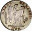 France Six Livres Genius of Liberty 1793//LAN II L KM# 624.6 CONSTI TUTION 1793 REGNE DE LA LOI coin reverse