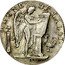 France Six Livres Genius of Liberty LAN II W KM# 625.4 REGNE DE LA LOI CONSTI TUTION coin reverse