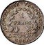 France Franc Napoleon I 1806 A KM# 672.1 RÉPUBLIQUE FRANÇAISE 1 FRANC. 1806. A coin reverse