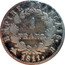 France Franc Napoleon I 1811 B KM# 692.2 EMPIRE FRANCAIS. 1 FRANC. 1811. B coin reverse