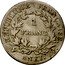 France Franc Napoleon I ANXI Q KM# 649.11 1 FRANC REPUBLIQUE FRANÇAISE AN XI Q coin reverse