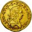 France Louis D'or Louis XV 1723 L KM# 468.9 LUD XV D G FR ET NAV REX 1723 coin obverse