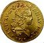 France Louis D'or Louis XV 1723 N KM# 468.11 LUD XV D G FR ET NAV REX 1723 coin obverse