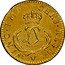 France Louis D'or Louis XV 1723 V KM# 468.17 CHRS REGN VINC IMP V coin reverse