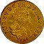 France Louis D'or Louis XV 1724 H KM# 470.8 LUD XV D G FR ET NAV REX 1724 coin obverse
