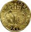 France Louis D'or Louis XV 1751 BB KM# 513.4 CHRS REGN VINC IMPER 1751 BB coin reverse