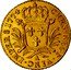 France Louis D'or Louis XVI 1774 A KM# 565 CHRS REGN VINC IMP coin reverse