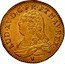 France Louis D'or (Louis XV) KM# 489.19 LUD XV D G FR ET NAV REX coin obverse