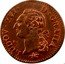France Sol Louis XVI 1791 D KM# 602.2 LUDOV XVI D GRATIA coin obverse